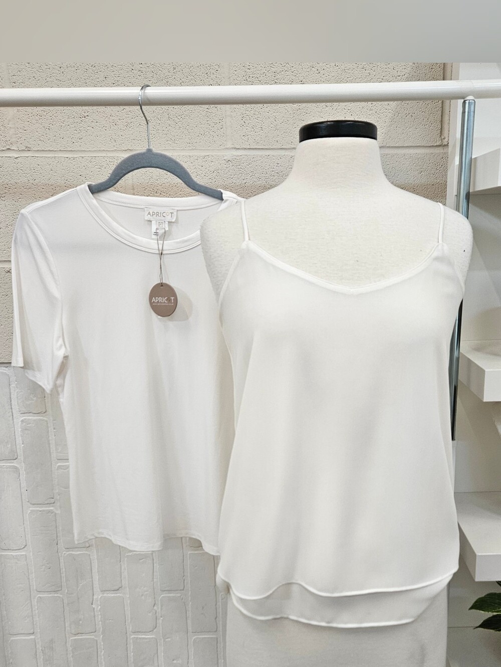 Bundle Of White Tank And Tee